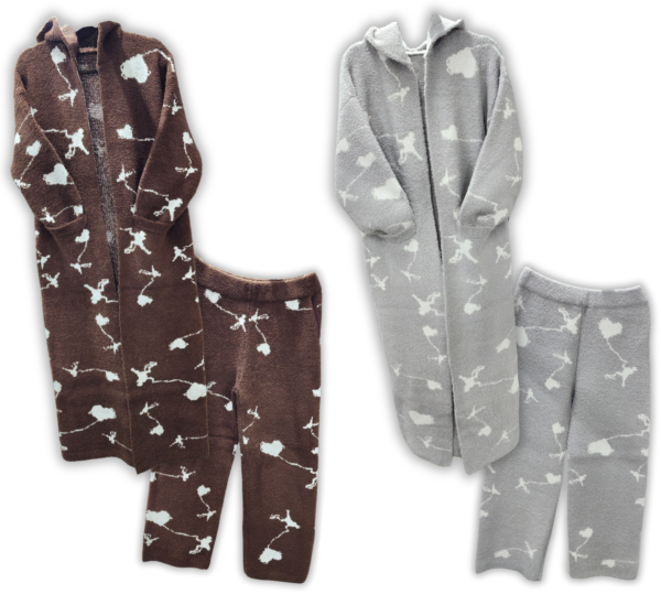 All-Day Boucle Duster/Pants Set